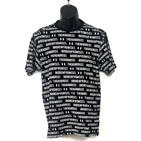 The Hundreds Men's "Broken Promises" Graphic Tee Black Size L - Picture 1 of 5